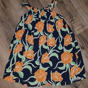 BABY GAP GIRLS Tropical Flower Print Dress 3T